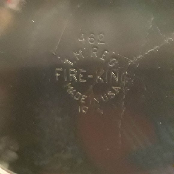 FIRE KING #462 PIE PLATE 10” - CLEAR GLASS - ANGLED RIM BAKING DISH - USA MADE - Picture 3 of 3